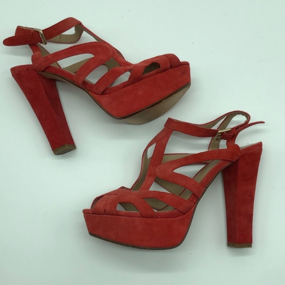 Zara Collection Platform Block Heels - Picture 2 of 8
